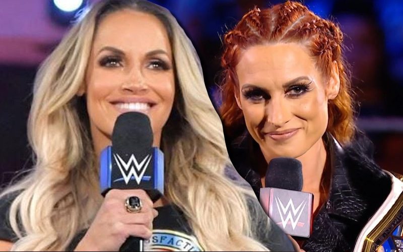 Becky Lynch Warns Trish Stratus Against Having Words With Her