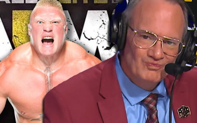 Jim Cornette Believes Brock Lesnar Wouldn’t Be A Good Fit In AEW