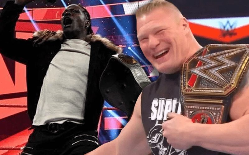 R-Truth Was Asked To Make Brock Lesnar Laugh During Famous Segment