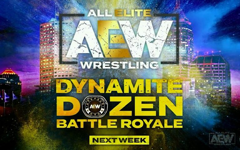 AEW Dynamite Dozen Battle Royal Returning Next Week