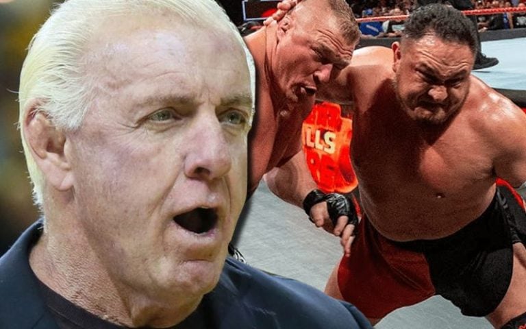 Ric Flair Gives Huge Props To Samoa Joe As An Opponent For Brock Lesnar
