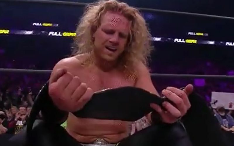 Hangman Page Growing Frustrated After Winning AEW World Title
