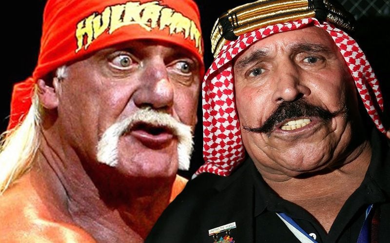 Iron Sheik Drags Hulk Hogan Over Mic Glitch On WWE RAW