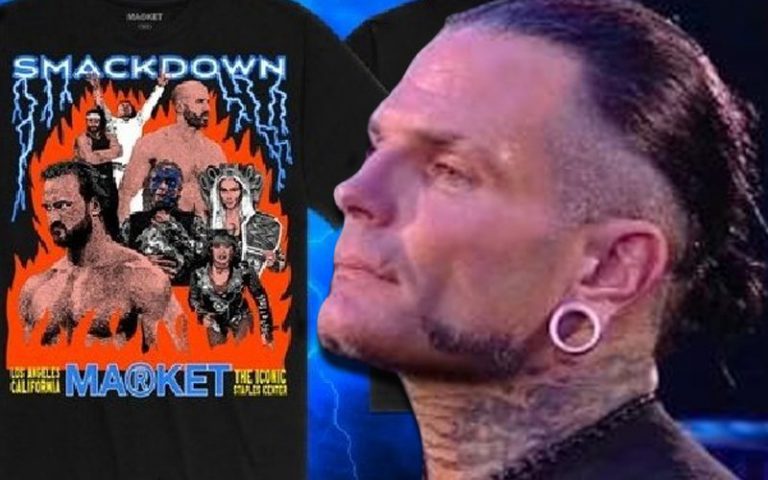Jeff Hardy Featured On Special Merchandise For WWE SmackDown Tonight