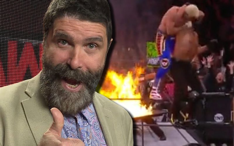 Mick Foley Gives His Expert Opinion On Cody Rhodes’ Flaming Table Spot On AEW Dynamite