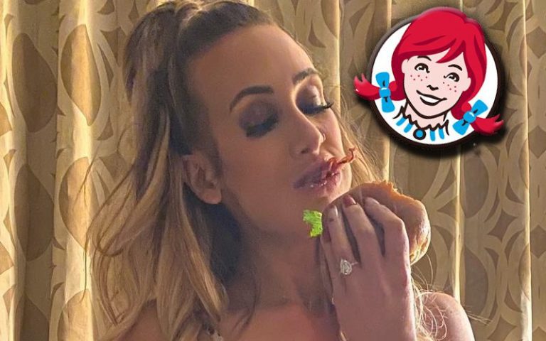 Wendy’s Reacts To Carmella’s Lingerie Square Burger Photo Shoot