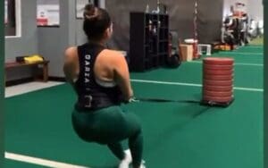 Aalyah Mysterio Going Hard In The Gym