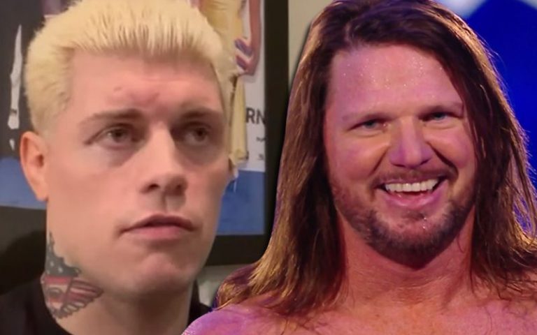 AJ Styles Wants To See Cody Rhodes At the Royal Rumble