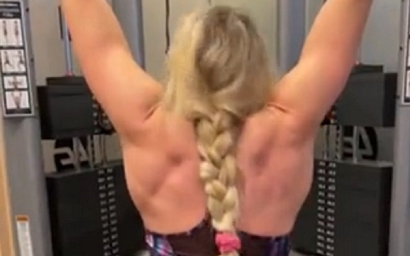 Charlotte Flair Feels The Burn During Epic Back Workout