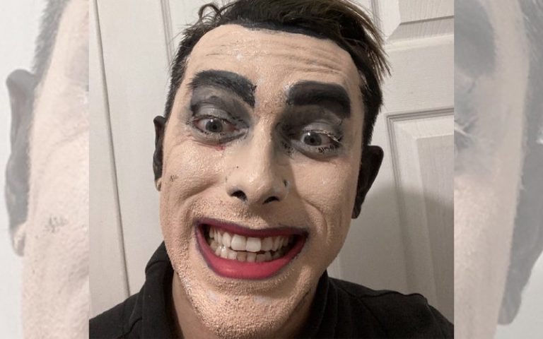 Incredibly Creepy Human Face Photo Of Danhausen Goes Viral After AEW Debut