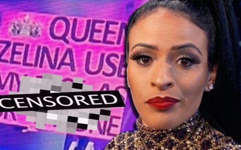 Vulgar Zelina Vega Sign Makes It On WWE RAW