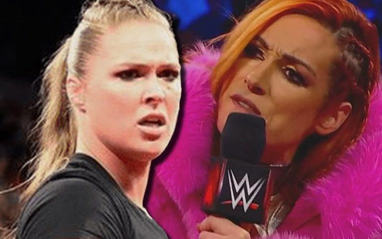 WWE Planning Ronda Rousey vs Becky Lynch For Next Year’s WrestleMania