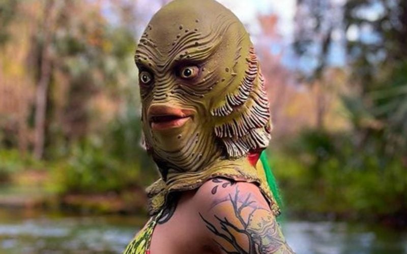 Shotzi Blackheart Goes Full-On Creature From The Black Lagoon With Monstrously Hot Bikini Photo