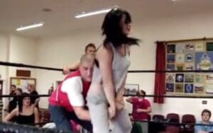 Paige Doesn't Know Why She Was Flying Around In Throwback Wrestling Clip