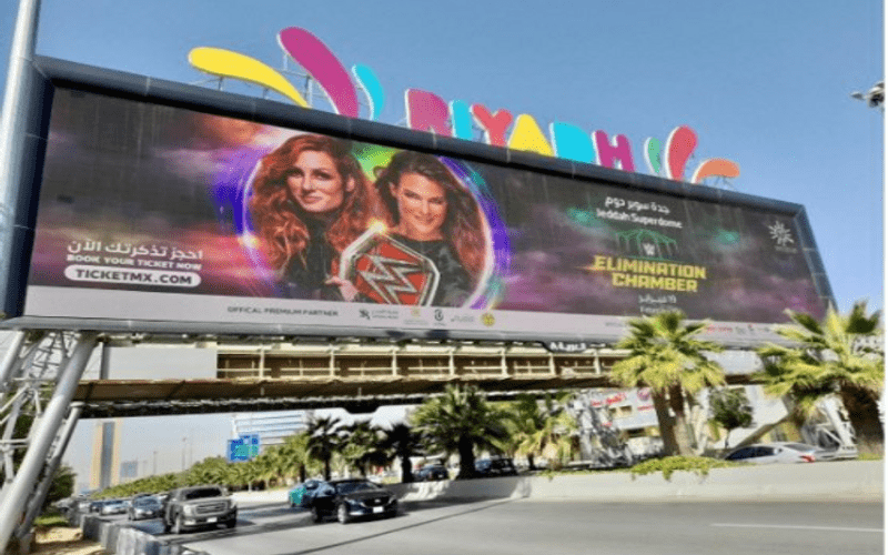 Becky Lynch & Lita Appear On Billboard In Saudi Arabia