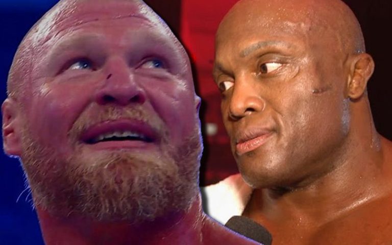 WWE Blasted For Using Brock Lesnar To Push Bobby Lashley Aside