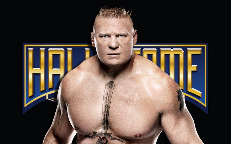 Brock Lesnar Doesn’t Care About Getting In The WWE Hall Of Fame