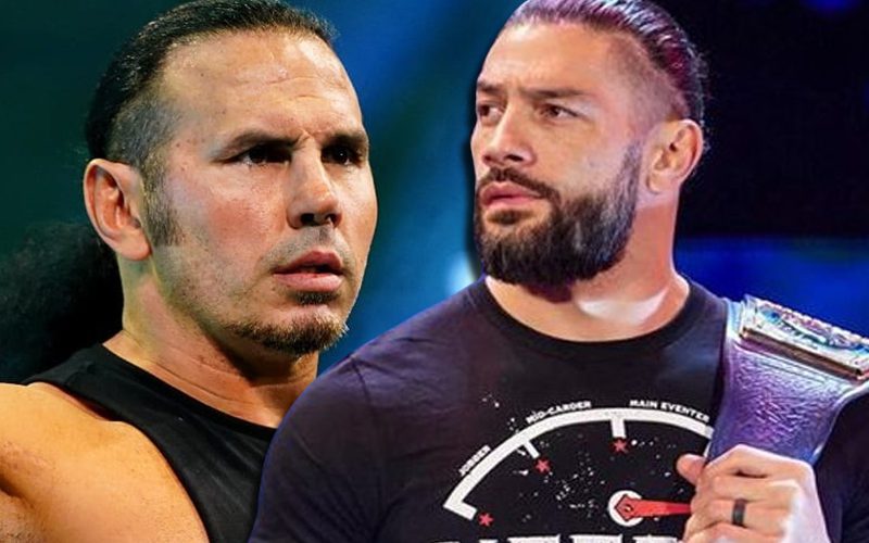 Matt Hardy Wishes He Had A Match With Roman Reigns Before WWE Departure