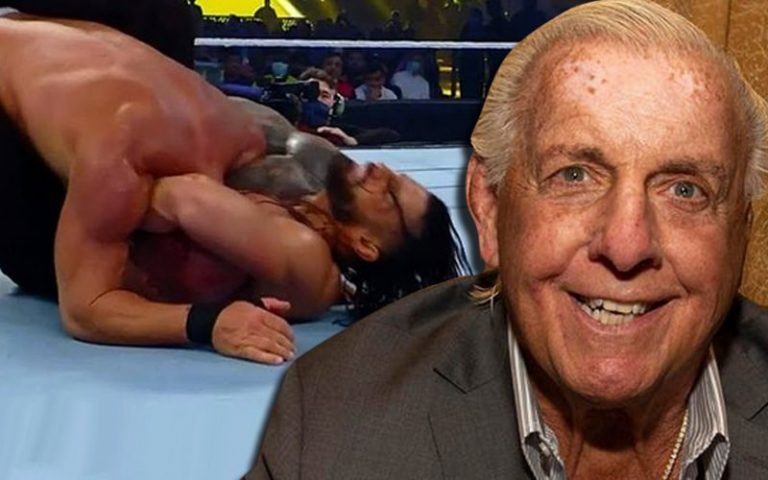 Ric Flair Was A Huge Fan Of Goldberg’s Loss To Roman Reigns At WWE Elimination Chamber