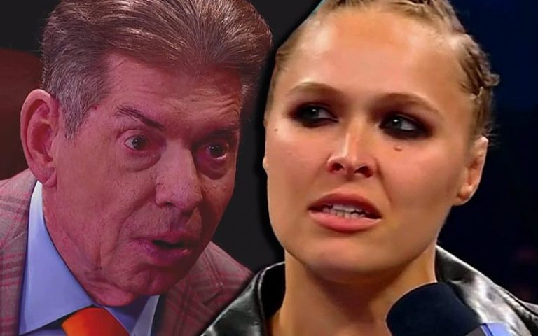Vince McMahon Helped Out Ronda Rousey’s Promo Game In A Huge Way