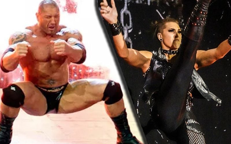 Batista Thinks Rhea Ripley Is Copying His WWE Entrance