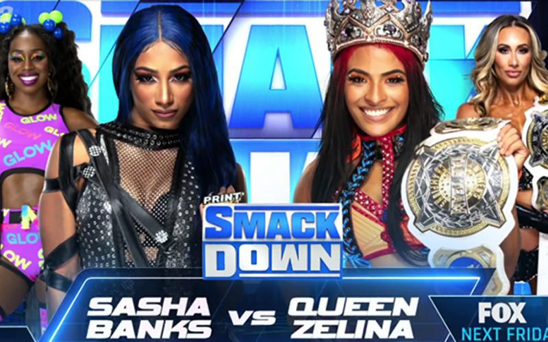 Sasha Banks Match & More Booked For Next Week’s WWE SmackDown