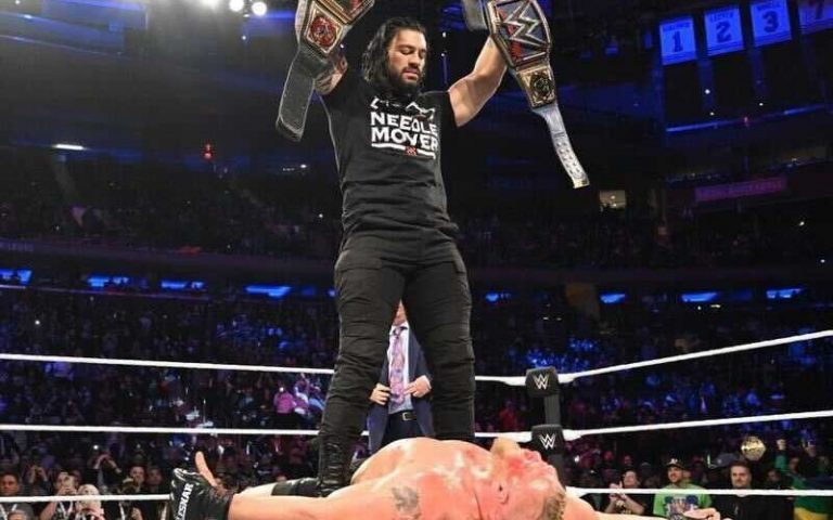 Roman Reigns Busts Brock Lesnar Open During Brutal Madison Square Garden Attack