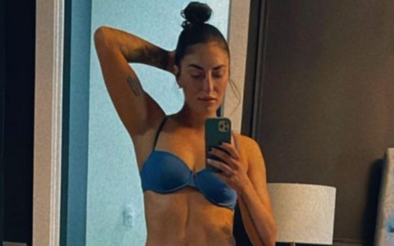 Sonya Deville Drops Stunning Bikini Mirror Selfie