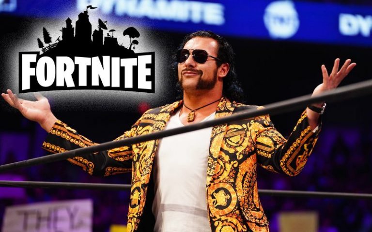 Kenny Omega Flexes After Winning Fortnite Battle Royale During His First Time Playing The Game