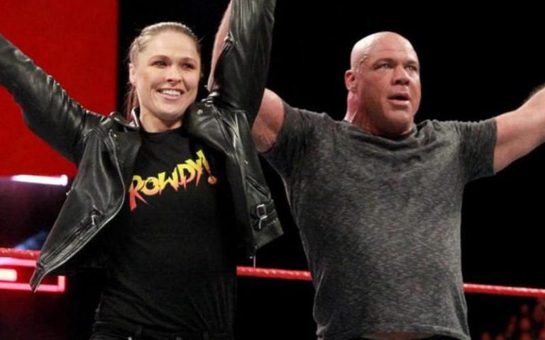 Kurt Angle Was An Influence On Ronda Rousey Before They Even Met