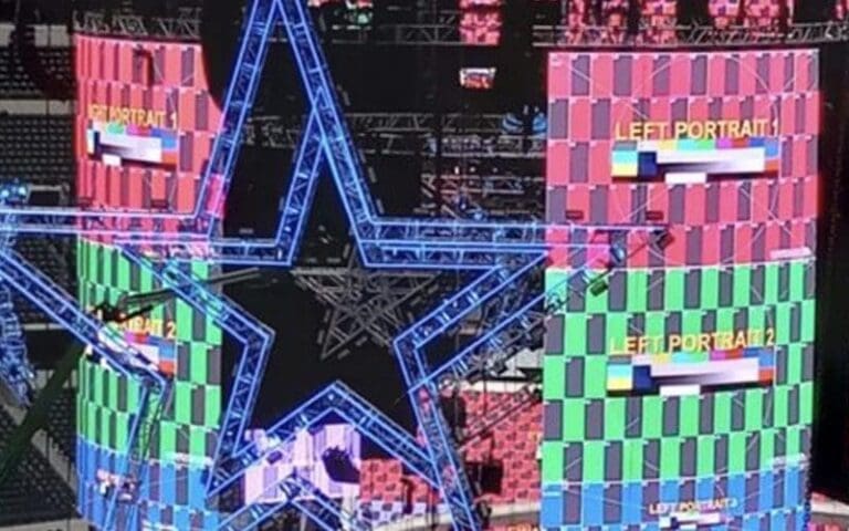 First Look At Construction Of WWE WrestleMania 38 Stage