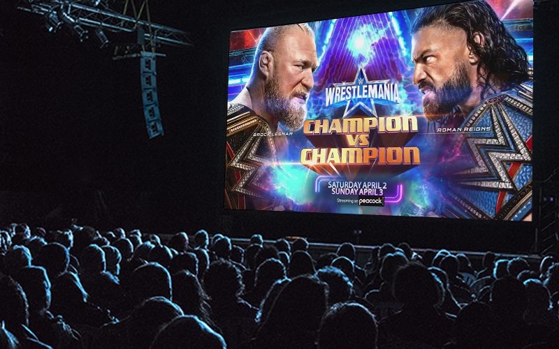 WrestleMania 38 Will Be Shown In Movie Theaters Nationwide