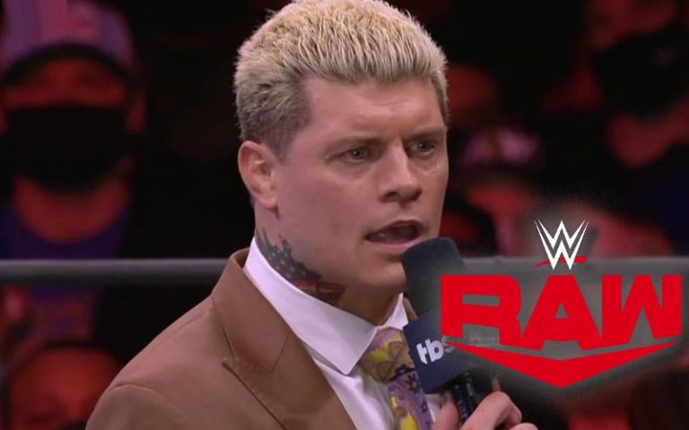 Cody Rhodes’ Backstage Status At WWE RAW Tonight