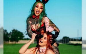 Shotzi Blackheart & Brandi Lauren Team Up For Naughty Easter Bunny Photo Drop