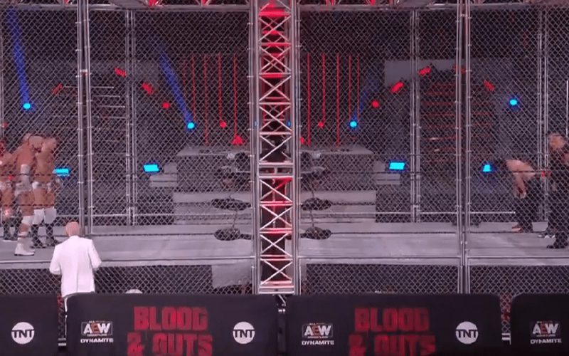 Big Clue AEW Is Planning Another ‘Blood & Guts’ Match