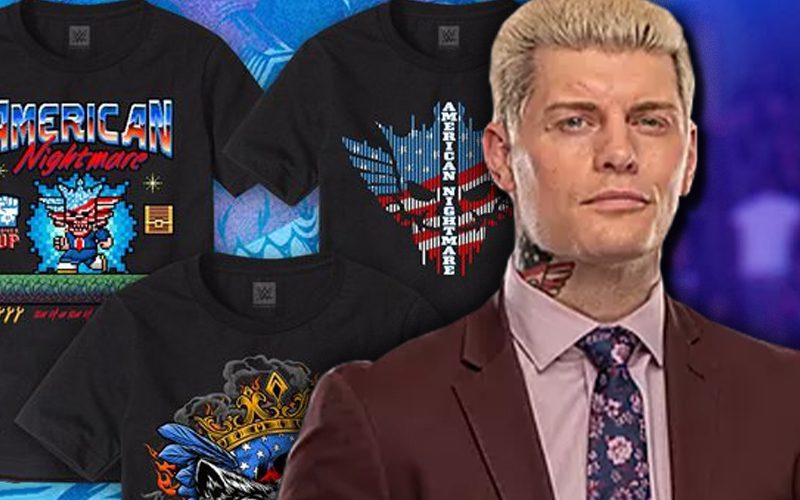 Cody Rhodes’ WWE T-Shirt Sales Are Red Hot So Far