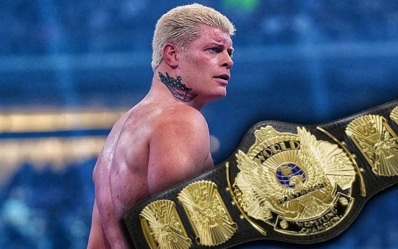 Cody Rhodes Teases Bringing Back Winged Eagle Belt If He Wins WWE Title
