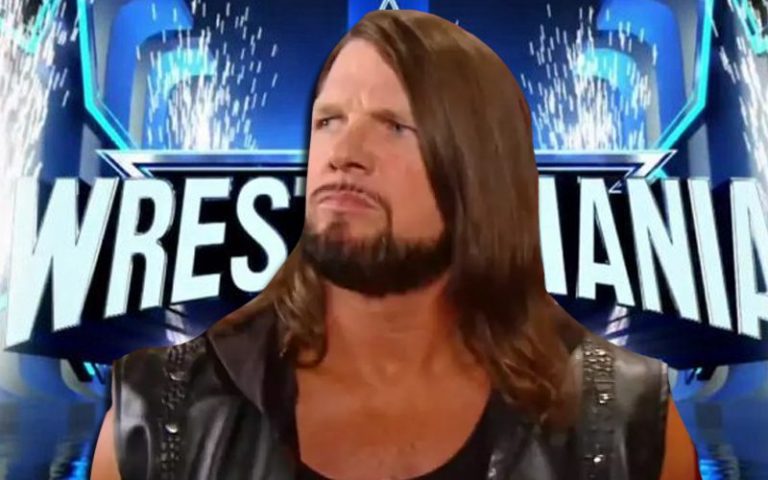 AJ Styles Feels Pressure Of Living Up To Expectations For WrestleMania Match