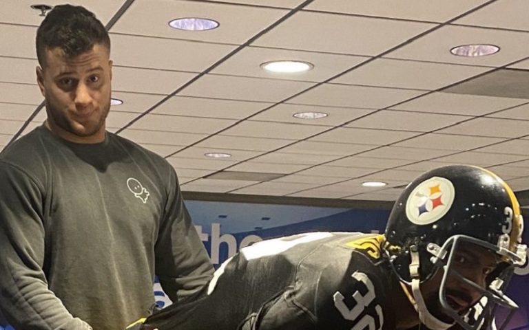MJF Threatens To Violate Beloved Franco Harris Statue At Pittsburgh Airport Again