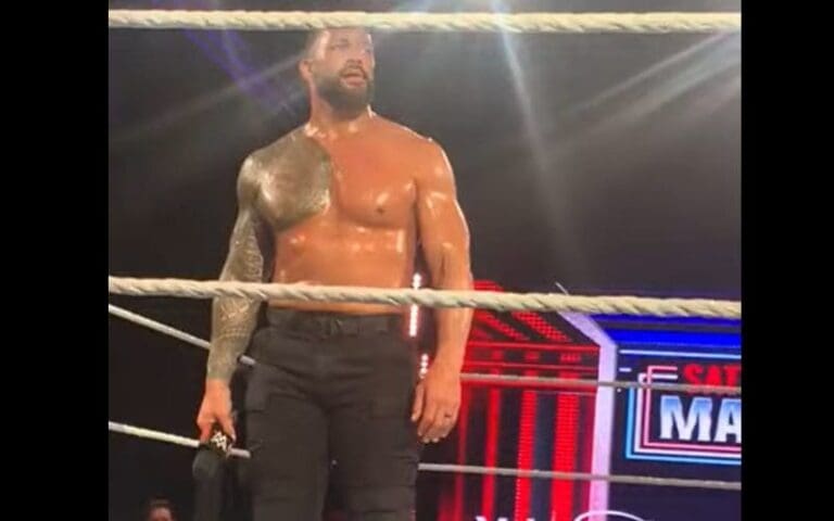 Roman Reigns Breaks Character Big Time At WWE Live Event