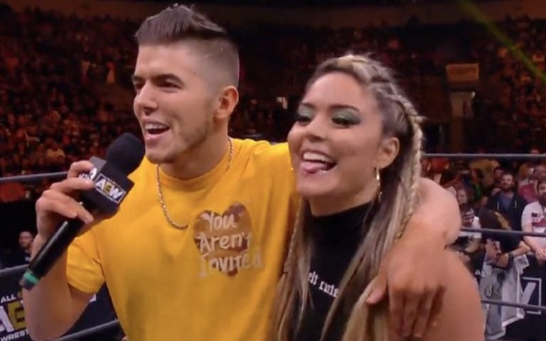 AEW Called Out After Removing Boos From Sammy Guevara & Tay Conti Segment