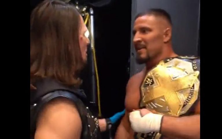AJ Styles Shows Big Respect To Bron Breakker Backstage During WWE RAW