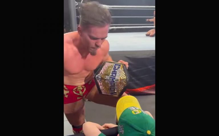 Austin Theory Ruthlessly Trolls Young John Cena Fan At WWE Live Event