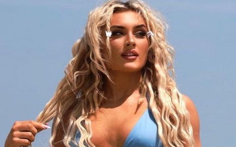 Tiffany Stratton Elevates In Gorgeous Blue Bikini Photo Drop