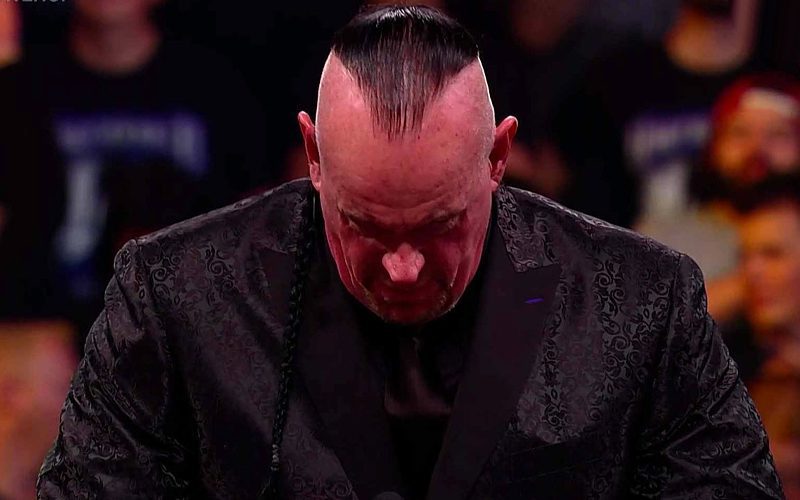 The Undertaker Chokes Up During WWE Hall Of Fame Induction Speech