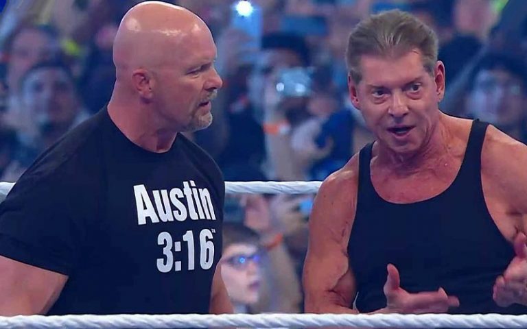 Steve Austin Makes Surprise WrestleMania Appearance To Stun Vince McMahon & Pat McAfee