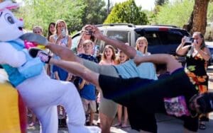 Young Bucks Waste Easter Bunny With Double Superkicks