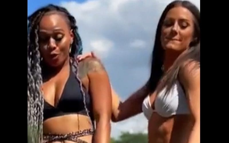 Kayden Carter & Katana Chance Party With Booze In Barley There Bikinis
