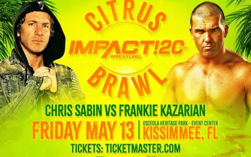 Spoilers For Impact Wrestling Citrus Brawl Friday Television Taping
