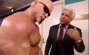 Scott Steiner Threatens To Kill Ric Flair In The Ring